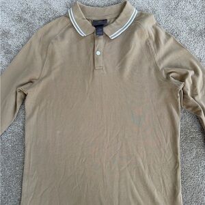H&M Beige Polo Shirt with White Trim